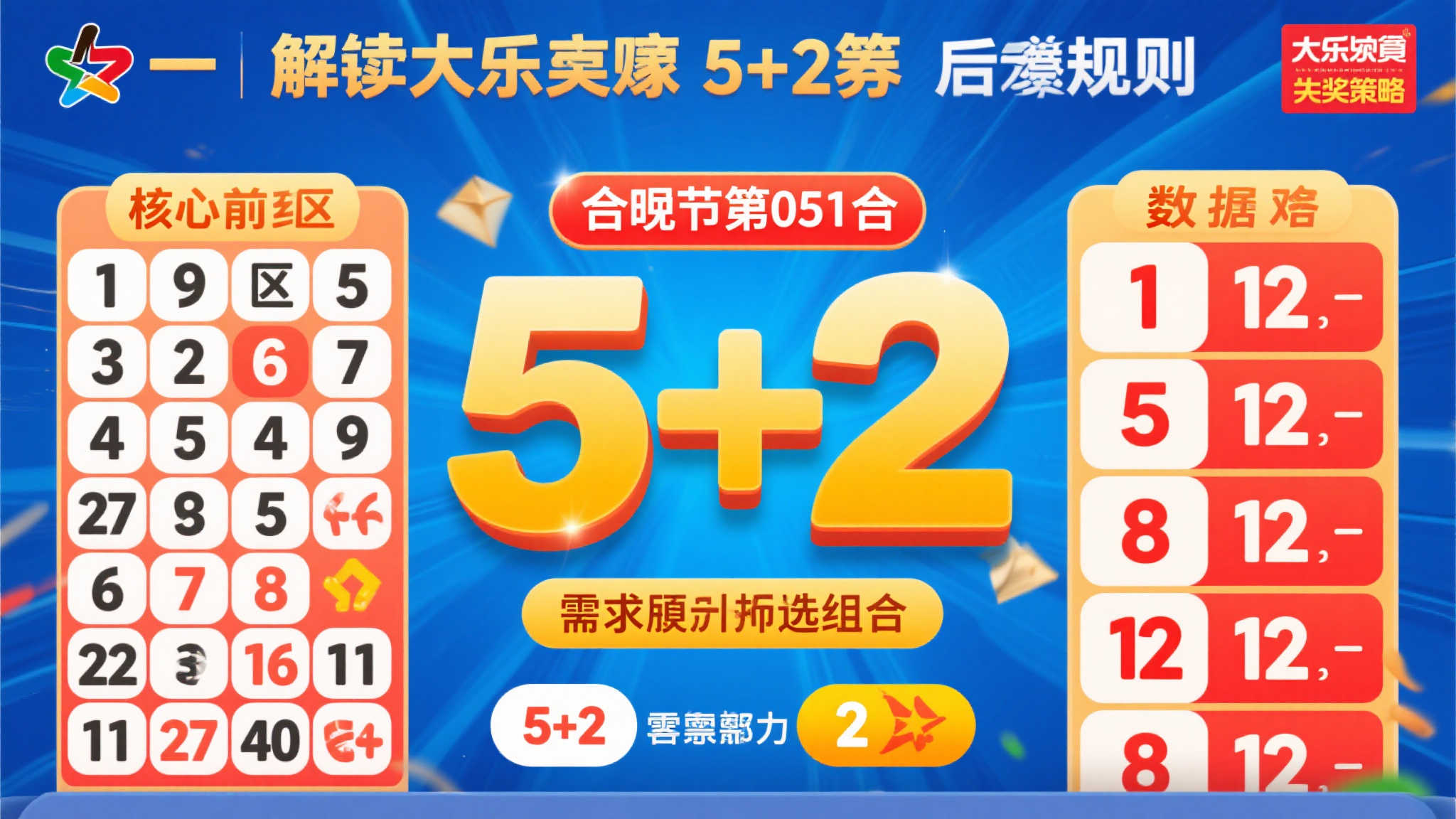 今晚大乐透051期5+2精选号码全解析