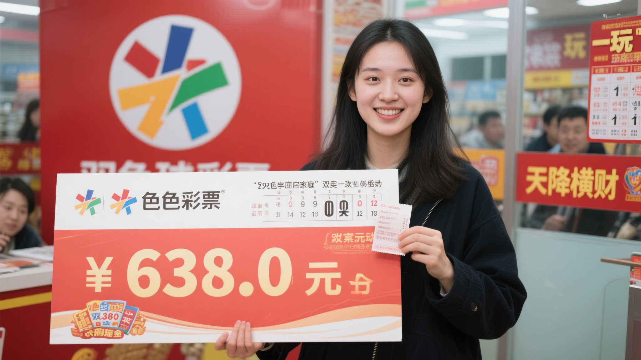 90后女子购彩仅两次即中双色球638万 大奖全交给母亲 90后女子购彩仅两次即中双色球638万 大奖全交给母亲