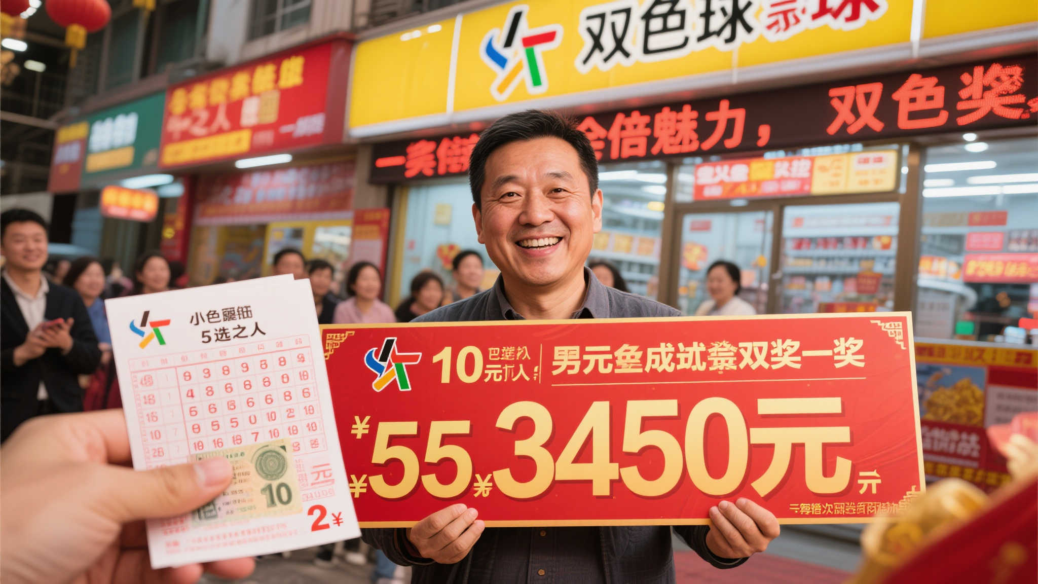10元5倍投注,双色球3450万大奖得主震惊不已! 10元5倍投注,双色球3450万大奖得主震惊不已!