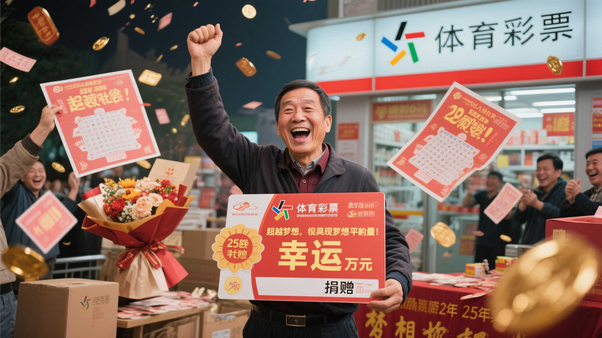 体彩2.4亿大奖得主慷慨捐款100万 25年购彩路激动到彻夜难眠