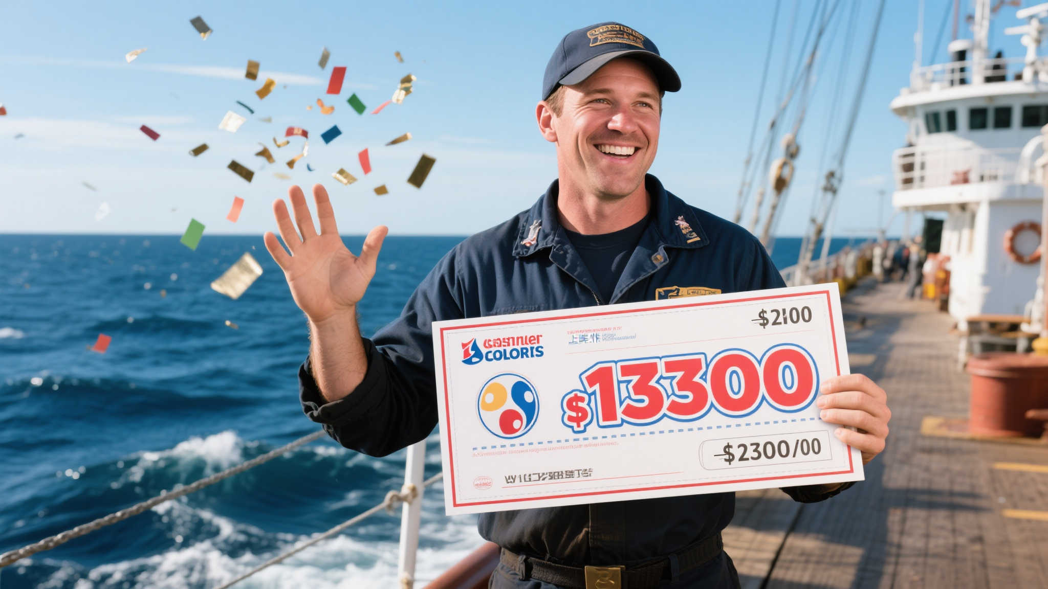 船员喜中双色球1330万巨奖，告别海上生涯上岸就业