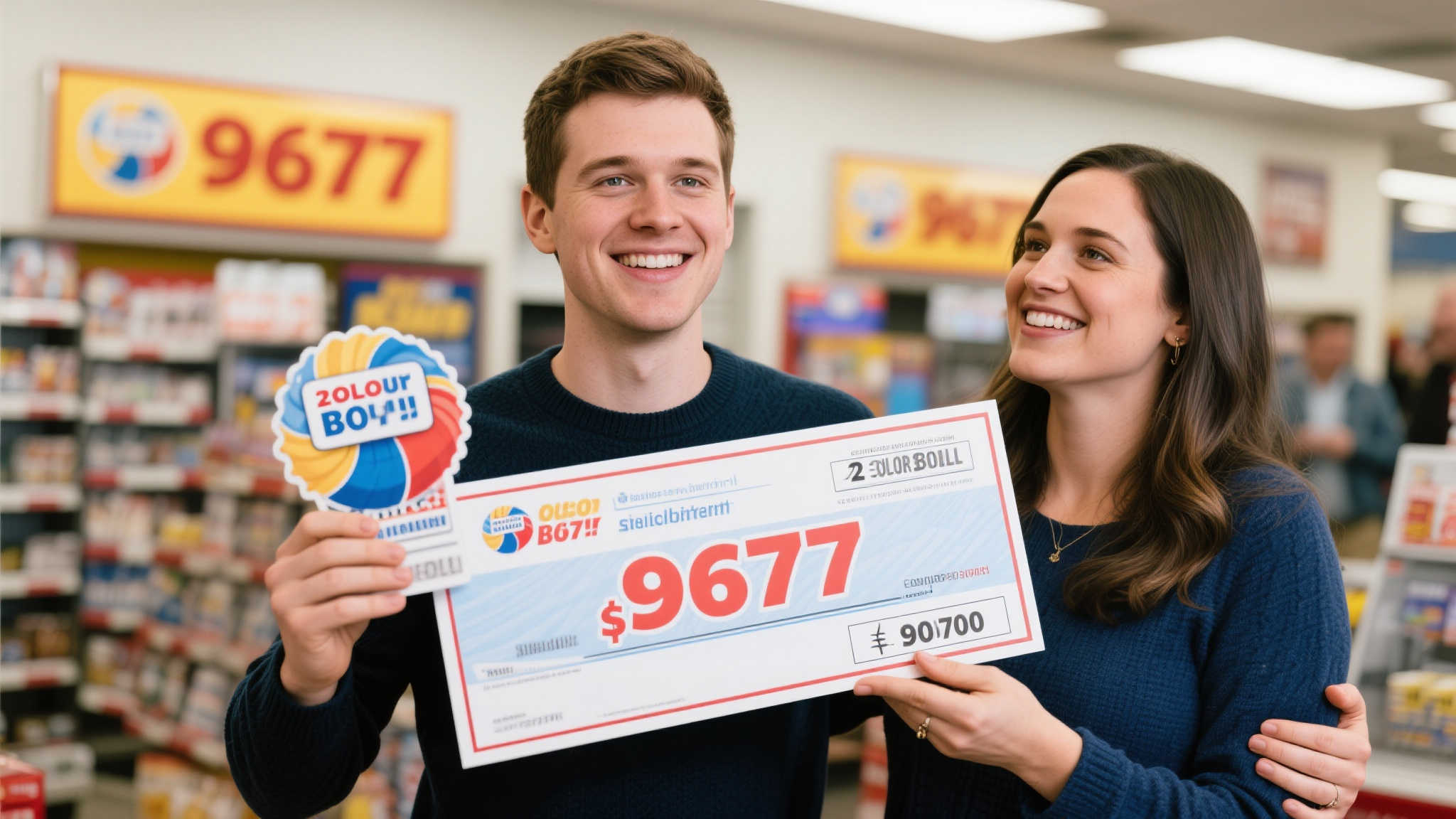 年轻男子喜中双色球967万,与妻子共享奖金盛宴 年轻男子喜中双色球967万,与妻子共享奖金盛宴