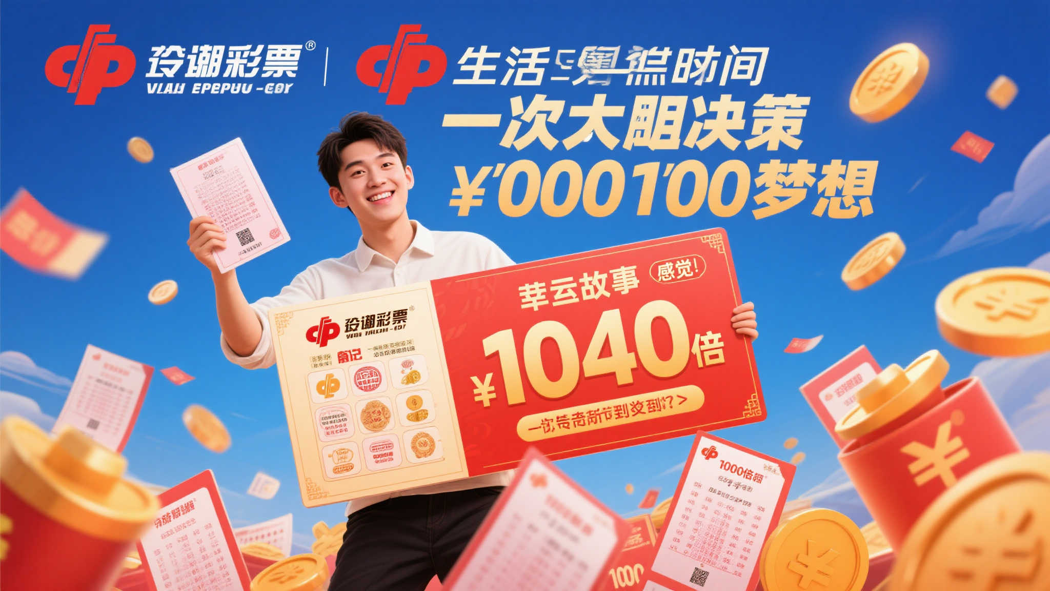 小伙凭直觉豪掷千倍投注，喜获福彩104万大奖