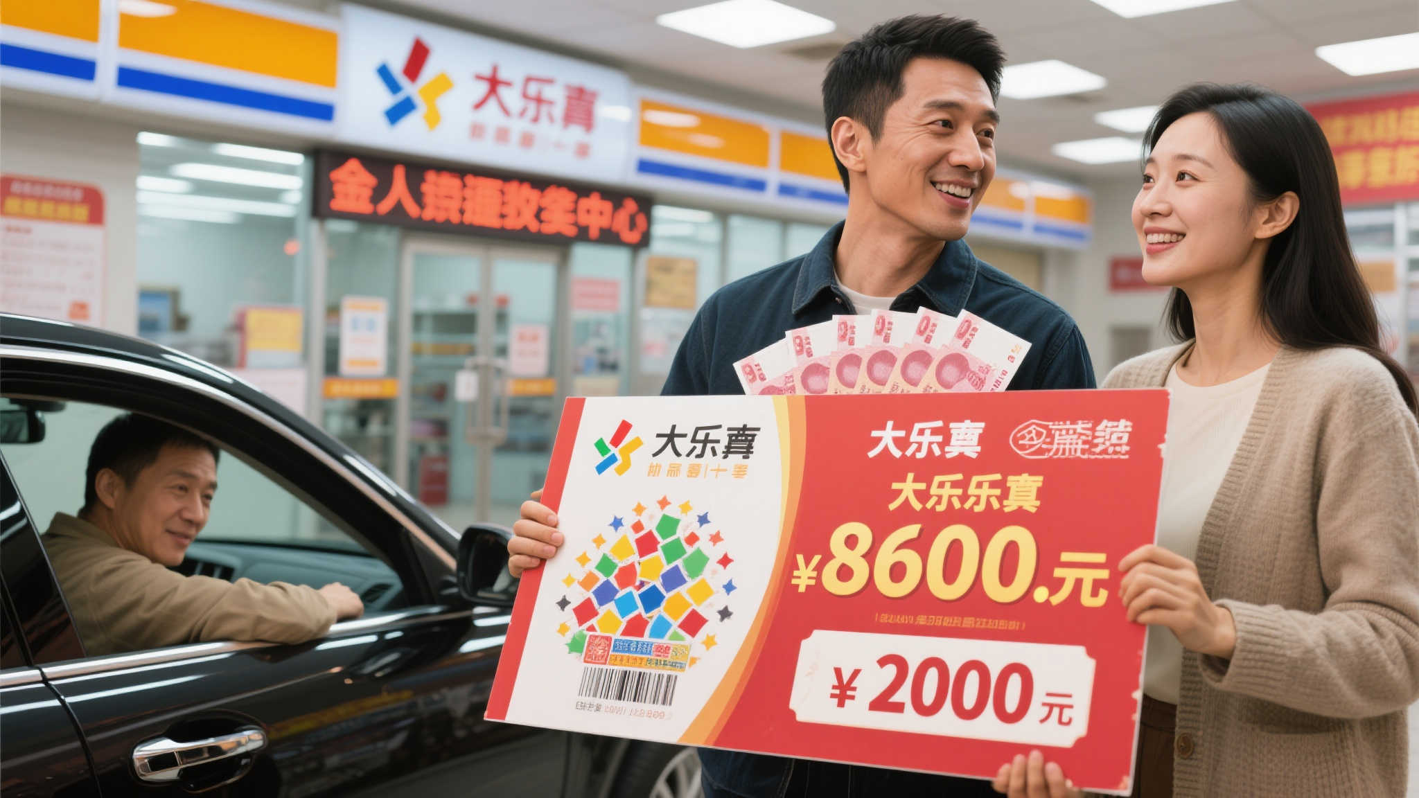 男子中奖860万瞒着妻子 独自驾车前往兑奖