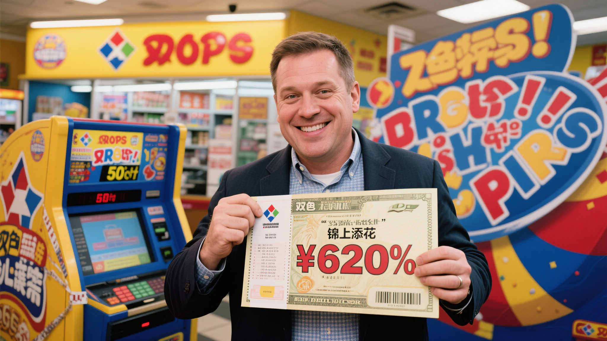 男子封机前50秒幸运中双色球620万 奖金成意外之喜