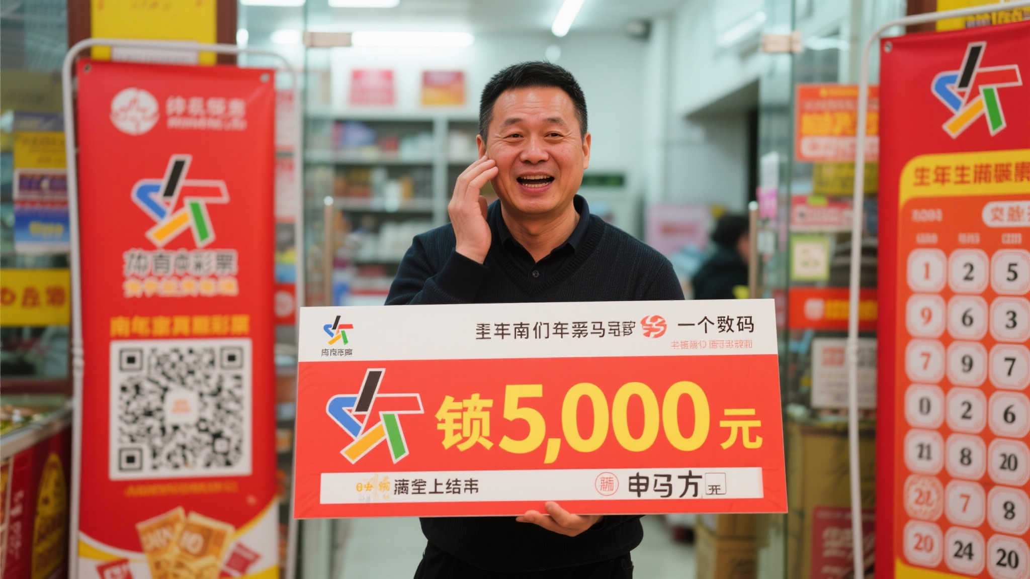 男子因一号之差与大乐透4500万擦肩而过，喜获二等奖63万仍满足