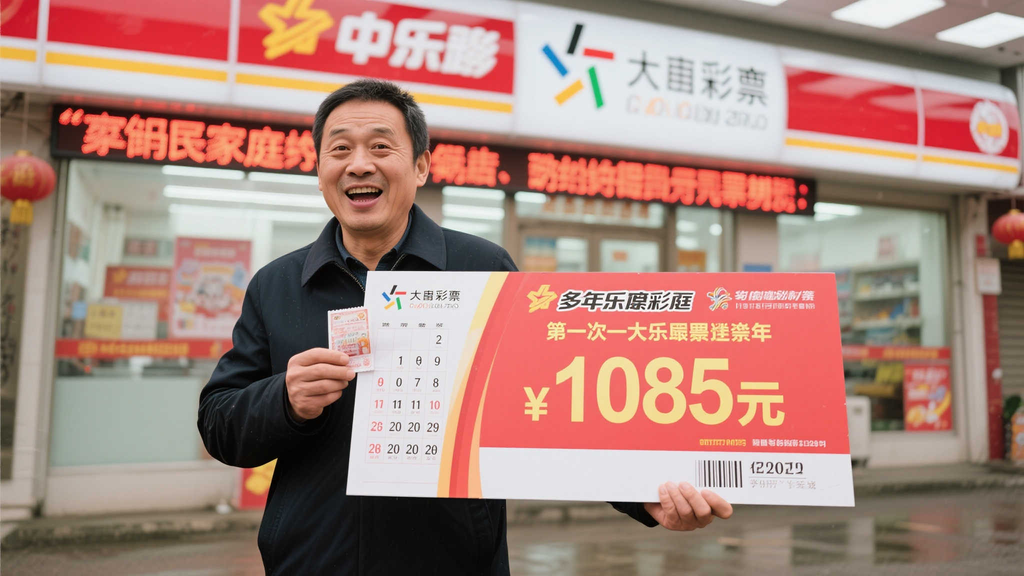 男子坚持守号喜中大乐透1085万：感觉像获得新生-图