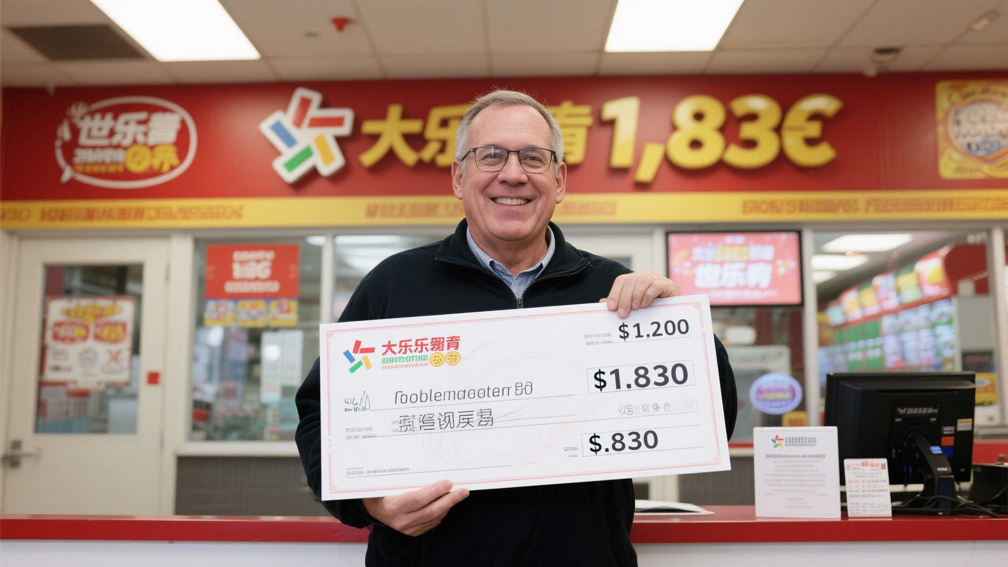 大乐透1.83亿得主从容领奖 险些等到最后一天现身