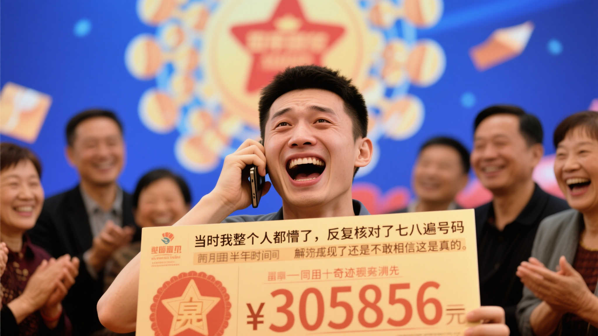 公司员工6元喜中大乐透千万大奖，仅购彩半年便圆梦