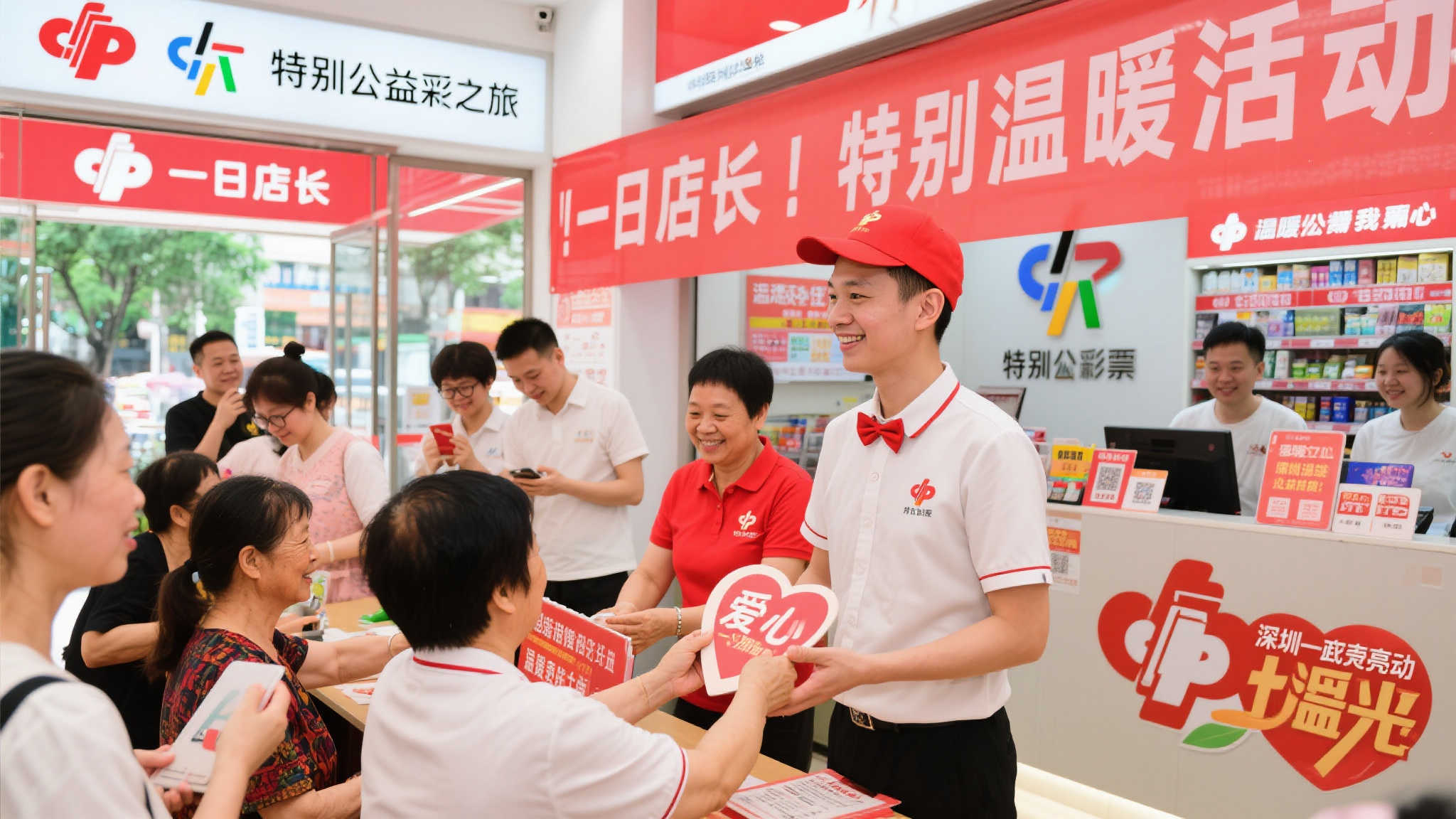 爱心传递,公益同行:深圳购彩者化身‘一日店长 爱心传递,公益同行:深圳购彩者化身‘一日店长