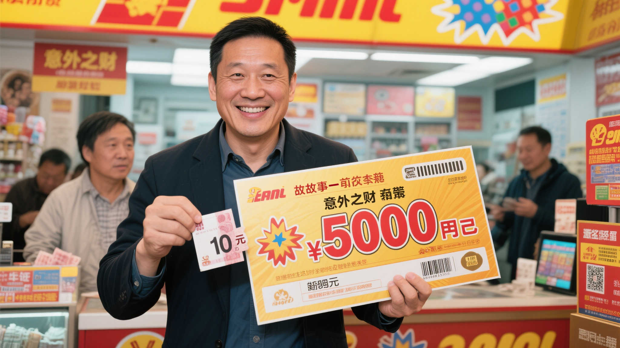 男子10元福彩单式中500万：领奖前花数天调整心态