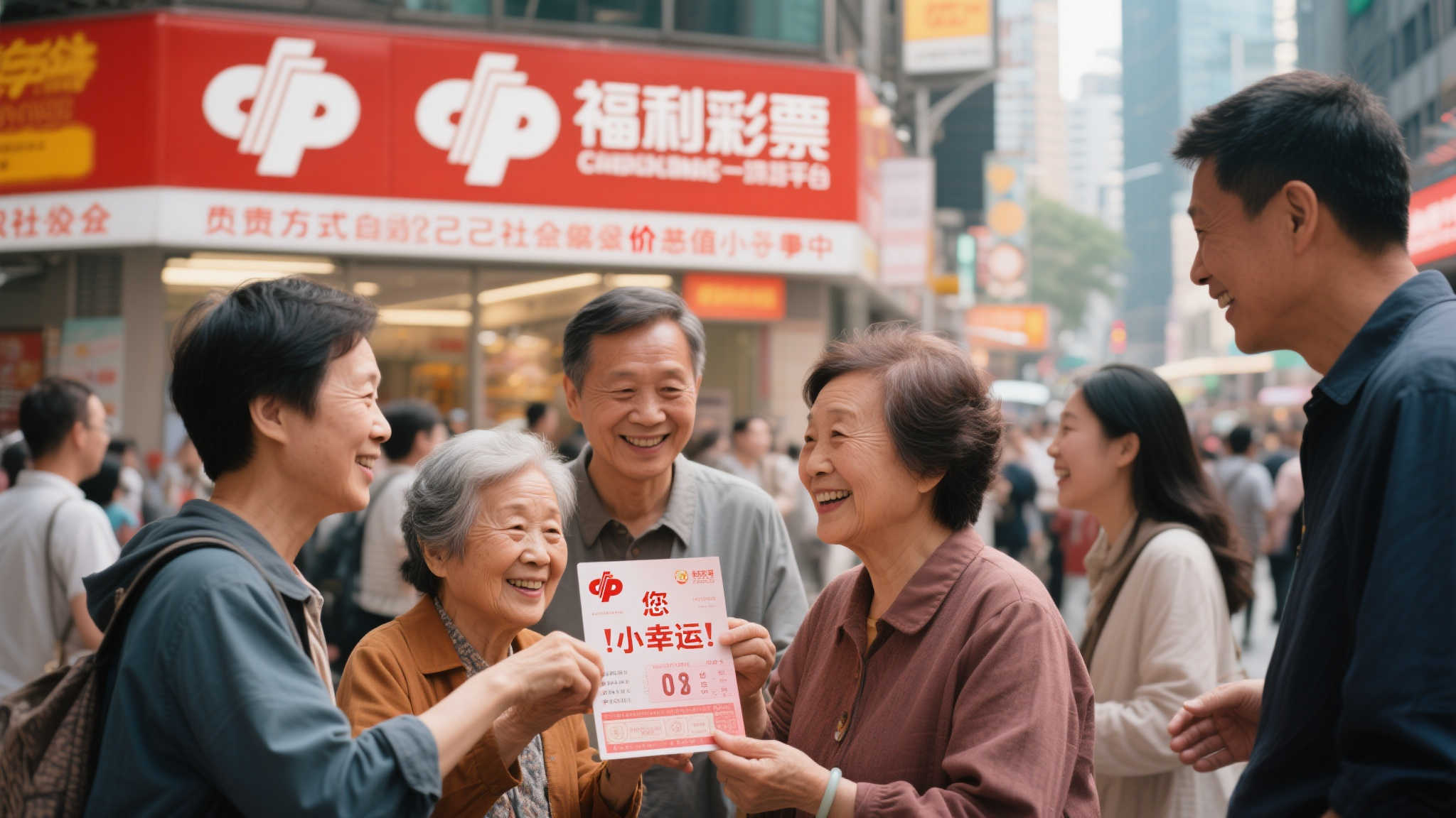 慈善相随迎新春，福彩送福添喜悦